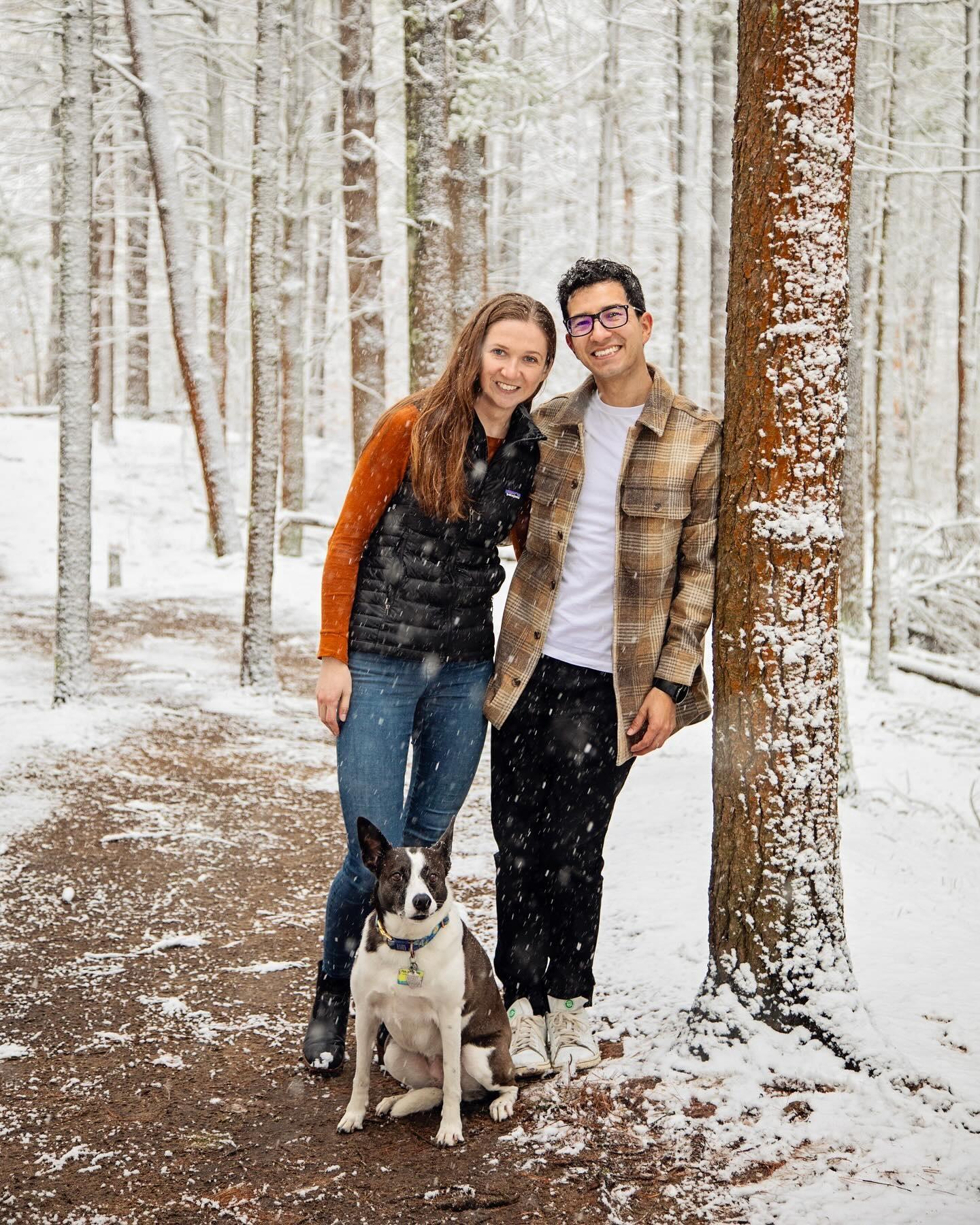Embracing Elements: A Spring Snow Photoshoot in Rosy Mounds Park